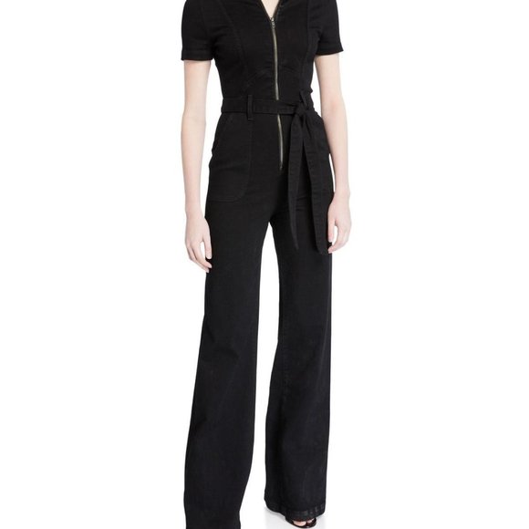 Alice + Olivia Pants - Solid Black Alice Olivia Jumpsuit US XS US 24